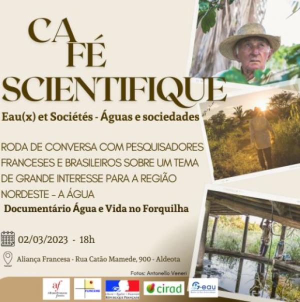 Café scientifique  Eau(x) et Société(s) © Alliance Française Fortaleza